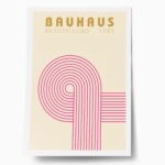 Πόστερ BAUHAUS PINK CIRCLE