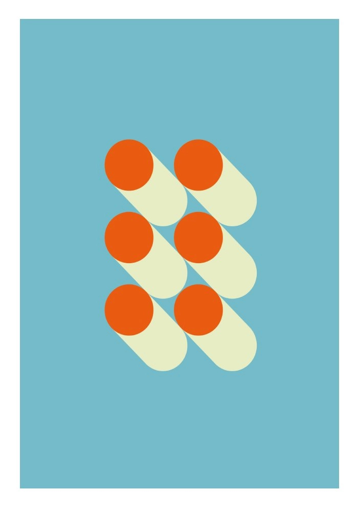 Πόστερ BAUHAUS SIX CIRCLES