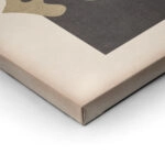 Σετ Τριπτυχος Πινακας σε καμβά BEIGE SHAPES AND TEXTURES