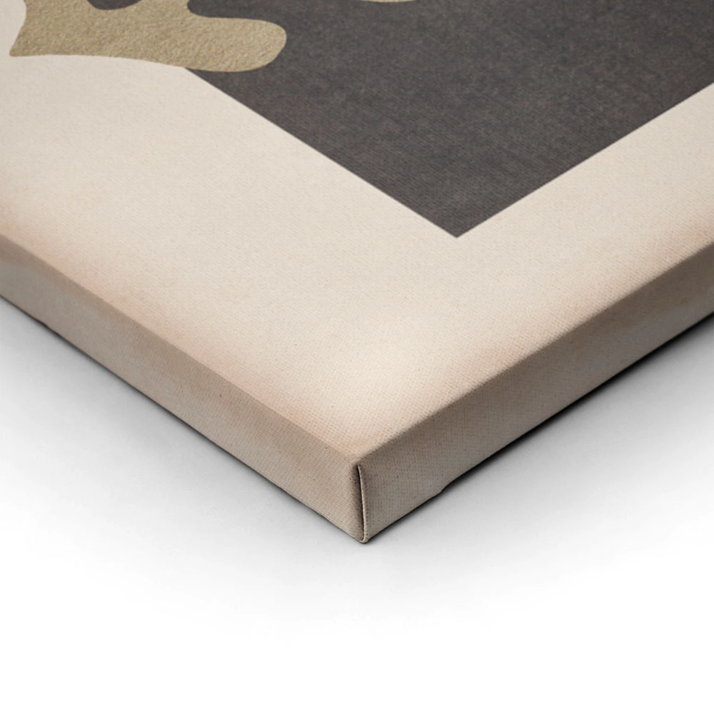 Σετ Τριπτυχος Πινακας σε καμβά BEIGE SHAPES AND TEXTURES