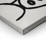 Σετ Τριπτυχος Πινακας σε καμβά CHILL ABSTRACT FACE ILLUSTRATIONS