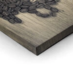 Σετ Δίπτυχος Πινακας σε καμβά COFFEE BEANS