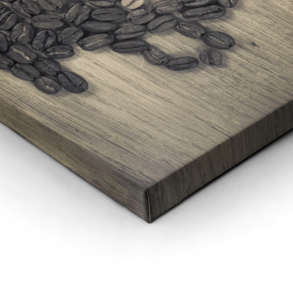 Σετ Δίπτυχος Πινακας σε καμβά COFFEE BEANS