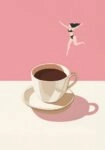 Πόστερ COFFEE DIVER PINK