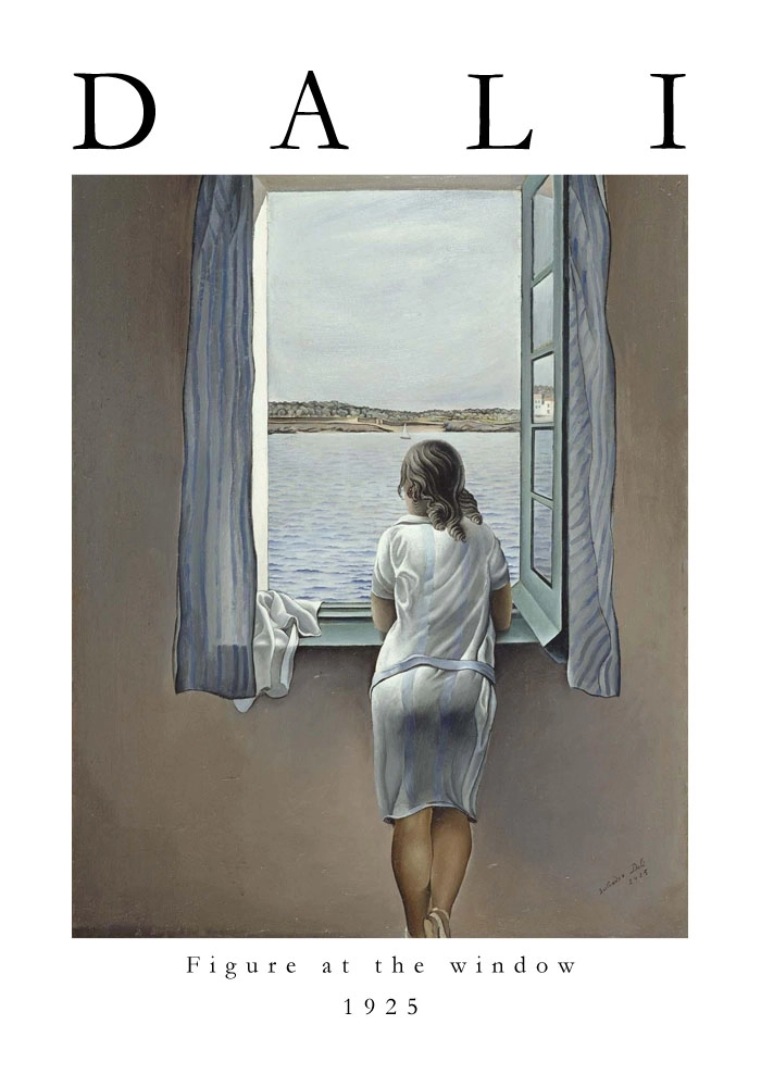 Πόστερ DALI - FIGURE AT THE WINDOW