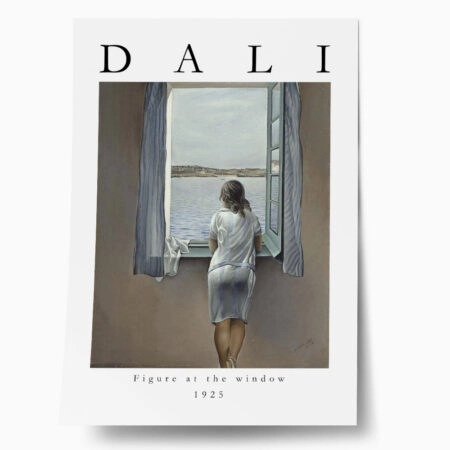 Πόστερ DALI - FIGURE AT THE WINDOW - Διασημοι Ζωγραφοι Sticky 1