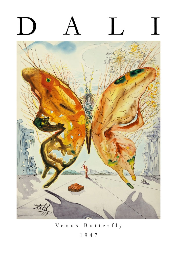 Πόστερ DALI - VENUS BUTTERFLY