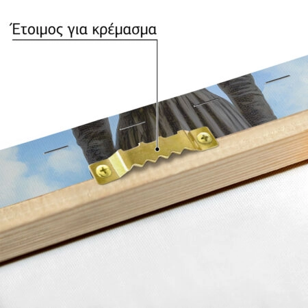 Πινακας σε καμβά FLOATING WOMAN WITH BLACK SKIRT RETRO DREAMSCAPE - Εργα Τεχνης Sticky 5