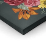 Σετ Τριπτυχος Πινακας σε καμβά FLORAL VIBES