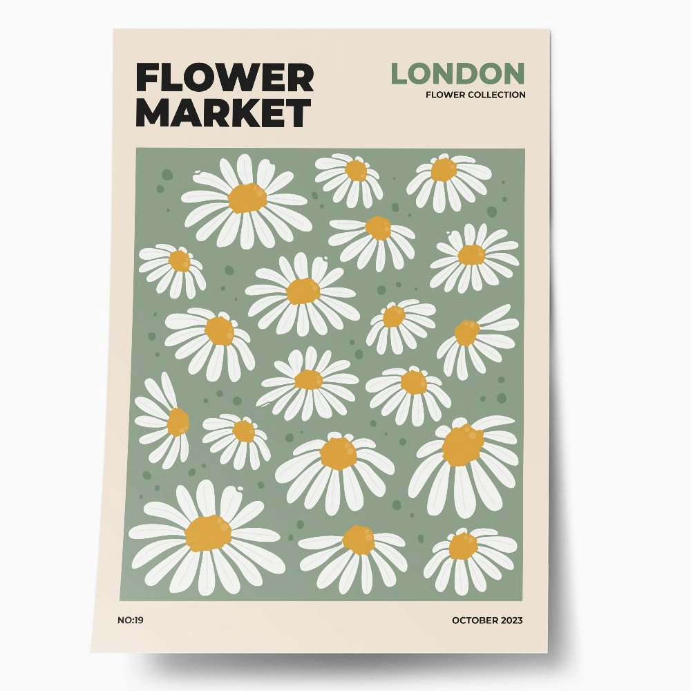 Πόστερ FLOWER MARKET LONDON
