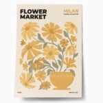 Πόστερ FLOWER MARKET MILAN