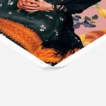 Πόστερ FRIDA KAHLO ON PINK FLORAL