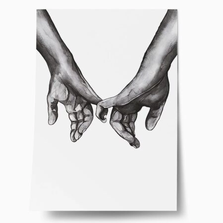 Πόστερ HOLDING HANDS 2 - Abstract - Αφηρημένα Sticky 1