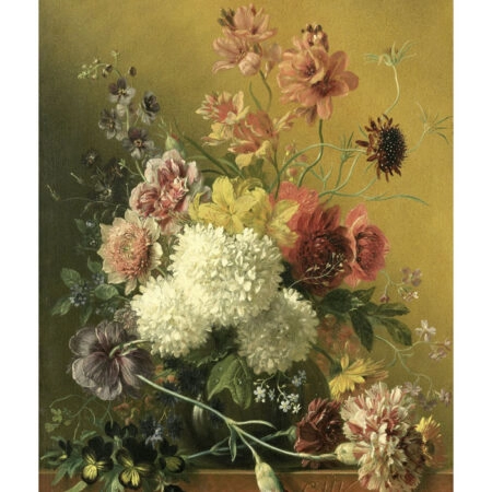 Πόστερ JACOBUS JOHANNES - STILL LIFE WITH FLOWERS - Διασημοι Ζωγραφοι Sticky 3