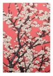 Πόστερ JAPANESE ALMOND BLOSSOM RED