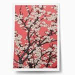 Πόστερ JAPANESE ALMOND BLOSSOM RED
