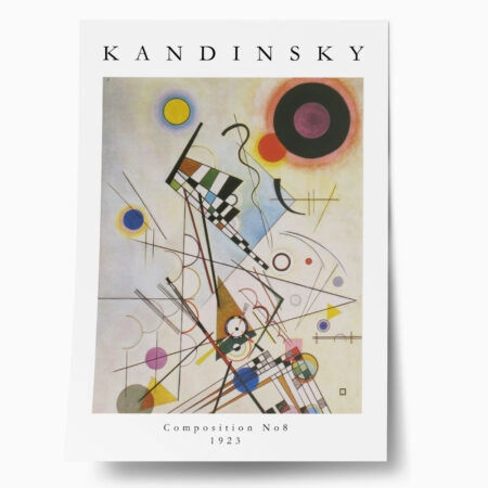 Πόστερ KANDINSKY - COMPOSITION No8 - Διασημοι Ζωγραφοι Sticky 1