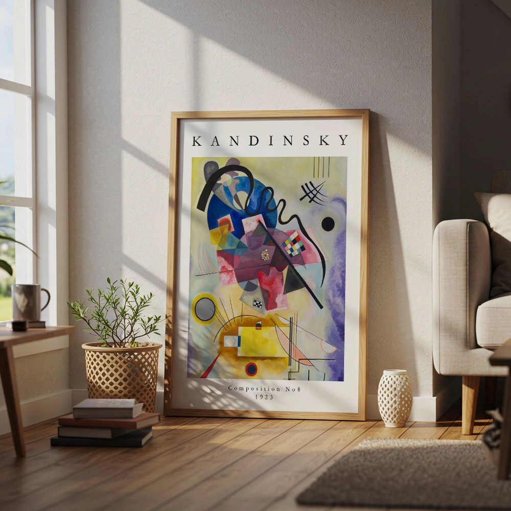 Πόστερ KANDINSKY - JAUNE ROUGE BLEU