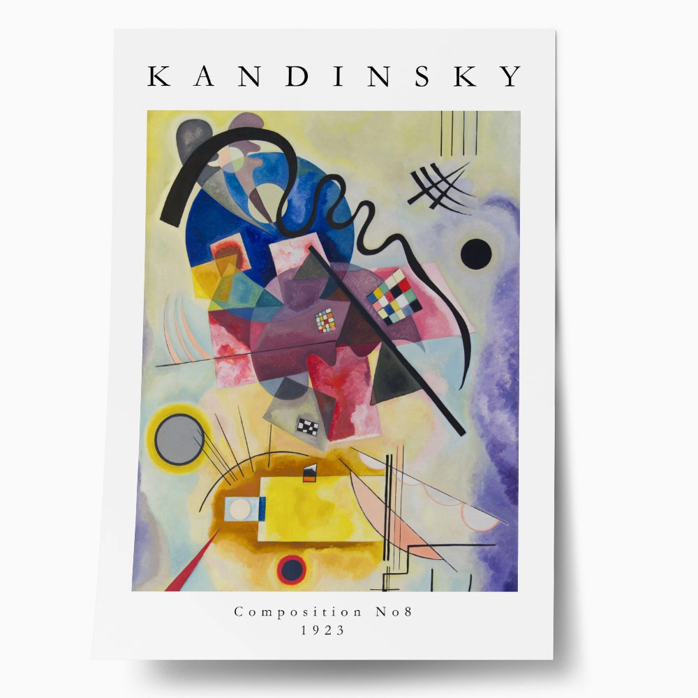 Πόστερ KANDINSKY - JAUNE ROUGE BLEU