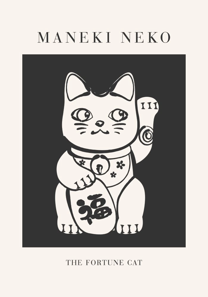 Πόστερ MANEKI NEKO THE FORTUNE CAT