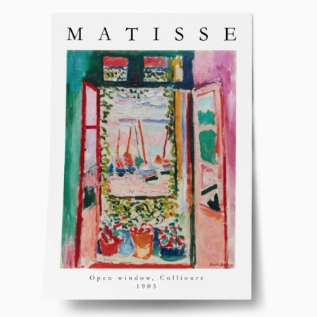 Πόστερ MATISSE - OPEN WINDOW, COLLIOURE - Διασημοι Ζωγραφοι Sticky 1