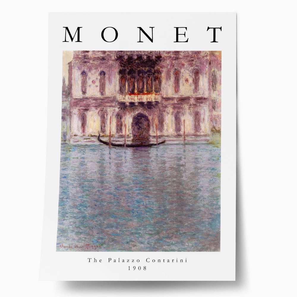 Πόστερ MONET - THE PALAZZO CONTARINI