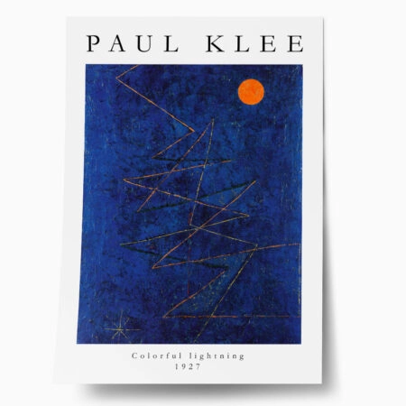 Πόστερ PAUL KLEE - COLORFUL LIGHTNING - Διασημοι Ζωγραφοι Sticky 1