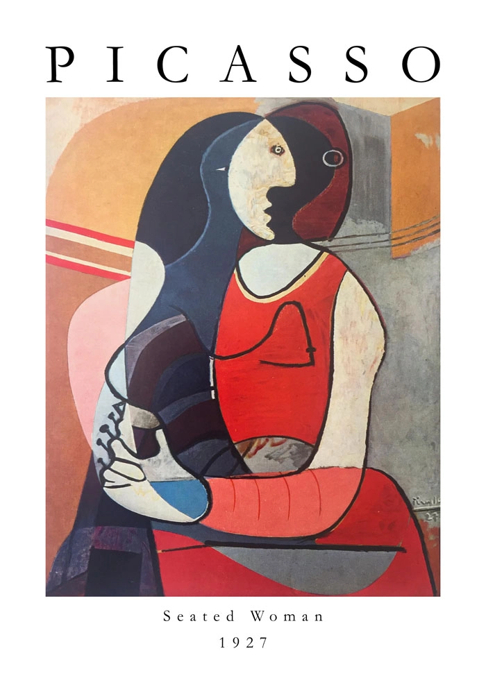 Πόστερ PICASSO - SEATED WOMAN
