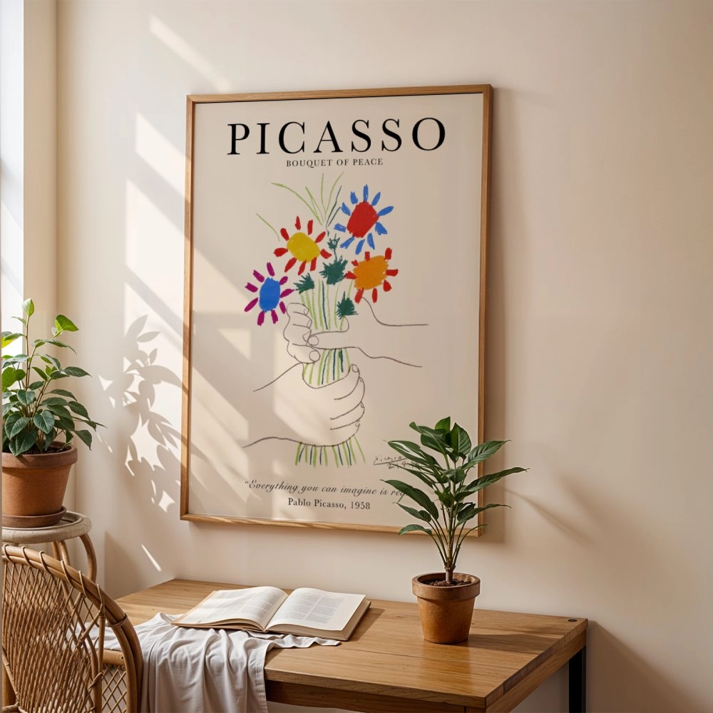 Πόστερ PICASSO - BOUQUET OF PEACE