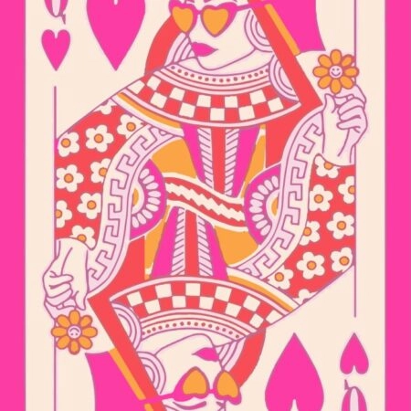 Πόστερ PINK QUEEN OF HEARTS - Πορτραιτα - Φιγουρες Sticky 3