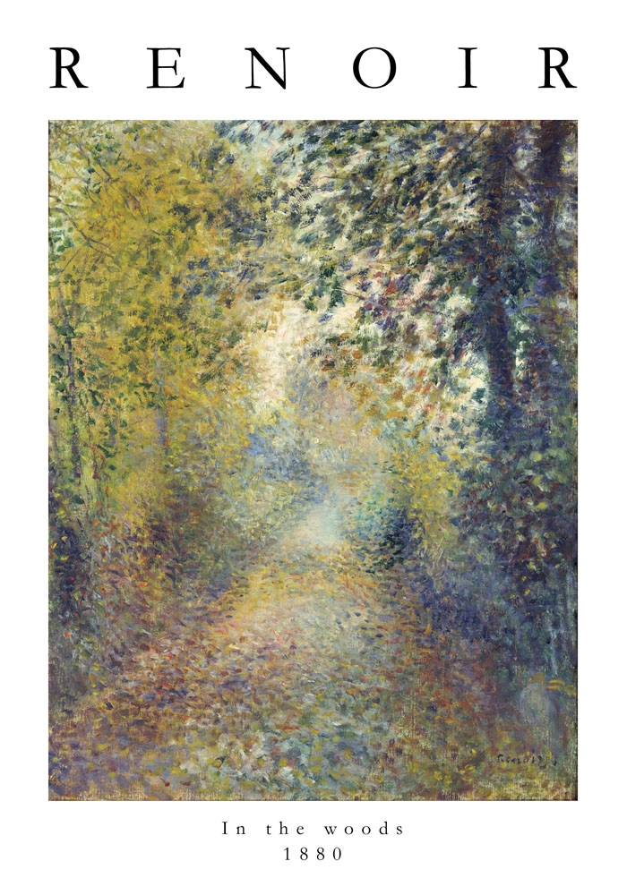 Πόστερ RENOIR - IN THE WOODS