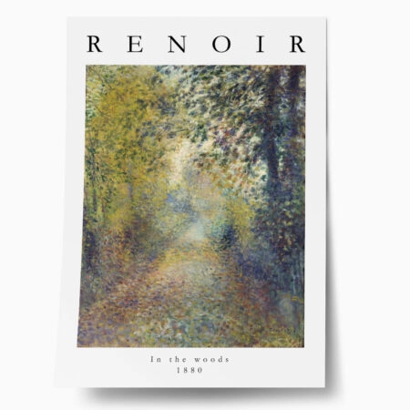 Πόστερ RENOIR - IN THE WOODS - Διασημοι Ζωγραφοι Sticky 1