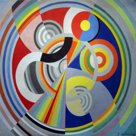 Πίνακας σε καμβά ROBERT DELAUNAY - RHYTHM NO 1 - Robert Delaunay Sticky 6