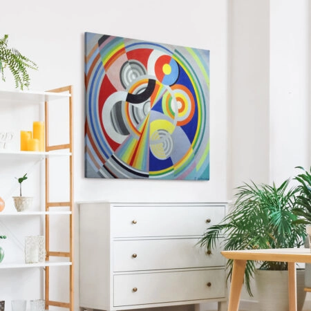 Πίνακας σε καμβά ROBERT DELAUNAY - RHYTHM NO 1 - Robert Delaunay