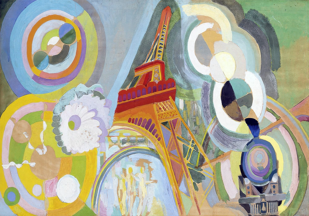 Πινακας σε καμβά ROBERT DELAUNAY - STUDY FOR AIR IRON WATER