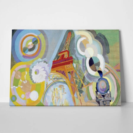Πινακας σε καμβά ROBERT DELAUNAY - STUDY FOR AIR IRON WATER - Robert Delaunay Sticky 1