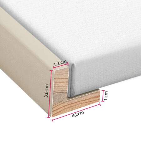 Κορνίζα ΣΚΟΤΙΑ 1,2cm ΜΠΕΖ - Κορνιζες custom Sticky 3