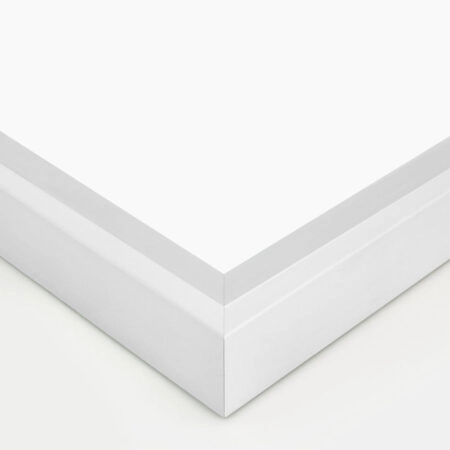 Κορνίζα ΣΚΟΤΙΑ 1,2cm ΛΕΥΚΟ ΜΑΤ - Κορνιζες custom Sticky 1