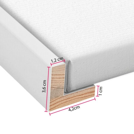 Κορνίζα ΣΚΟΤΙΑ 1,2cm ΛΕΥΚΟ ΜΑΤ - Κορνιζες custom Sticky 3