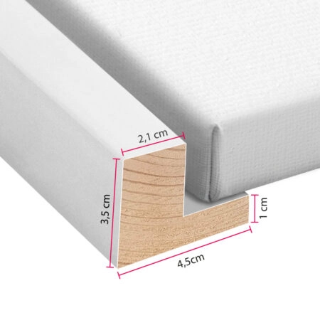 Κορνίζα ΣΚΟΤΙΑ 2,1cm ΛΕΥΚΟ ΜΑΤ - Κορνιζες custom Sticky 3