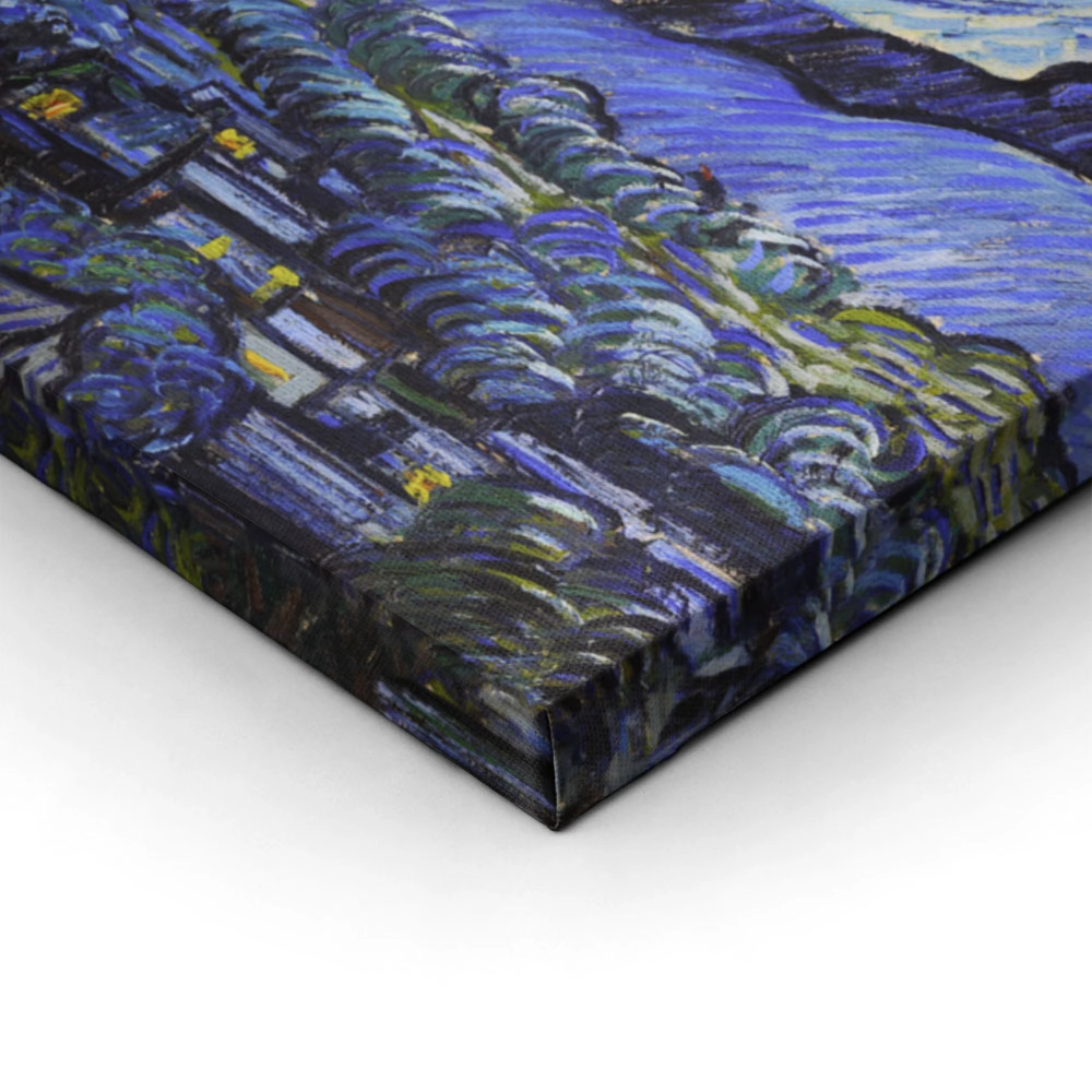 Σετ Δίπτυχος Πινακας σε καμβά VAN GOGH - THE STARRY NIGHT