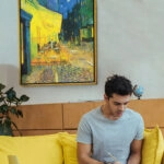 Πινακας σε καμβά VAN GOGH - CAFÉ TERRACE