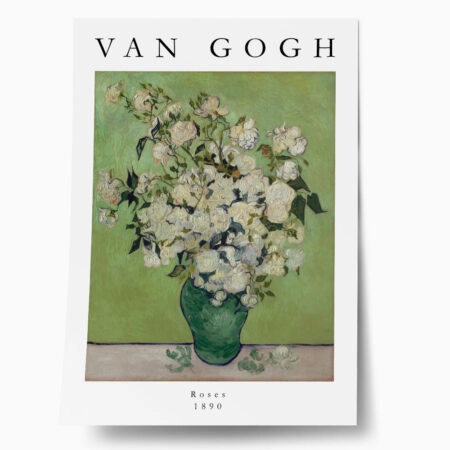 Πόστερ VAN GOGH - ROSES - Διασημοι Ζωγραφοι Sticky 1