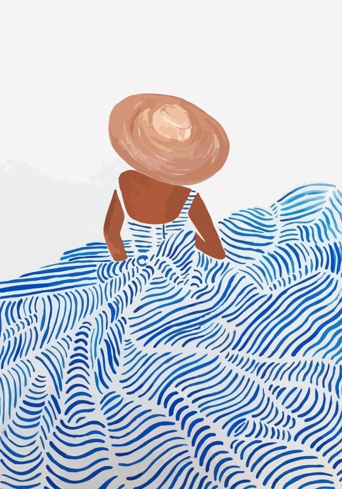 Πόστερ WAVES SUMMER DRESS