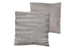 SILVER STRIPES ΔΙΑΚΟΣΜΗΤΙΚΟ ΜΑΞΙΛΑΡΙ 50x50x10 ΥΦΑΣΜΑ ΓΚΡΙ