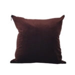 GLAM ΔΙΑΚΟΣΜΗΤΙΚΟ ΜΑΞΙΛΑΡΙ 45x45 ΥΦΑΣΜΑ RUSTY RED ΜΠΕΖ POLYESTER