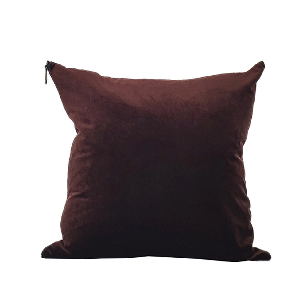 GLAM ΔΙΑΚΟΣΜΗΤΙΚΟ ΜΑΞΙΛΑΡΙ 45x45 ΥΦΑΣΜΑ RUSTY RED ΜΠΕΖ POLYESTER