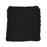 AL MANO ΔΙΑΚΟΣΜΗΤΙΚΟ ΜΑΞΙΛΑΡΙ 45x45x5 ΒΑΜΒΑΚΙ ΜΑΥΡΟ POLYESTER
