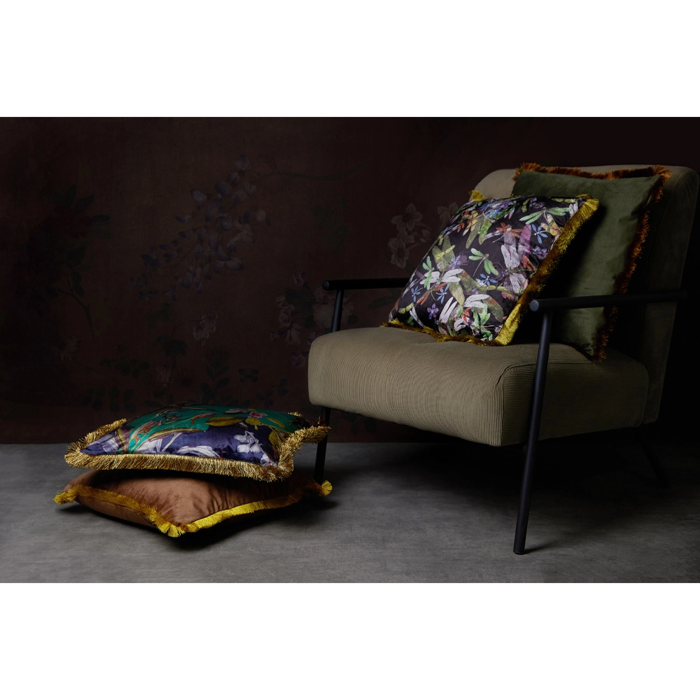 DRAGONFLIES ΔΙΑΚΟΣΜΗΤΙΚΟ ΜΑΞΙΛΑΡΙ 45x45 POLYESTER ΠΟΛΥΧΡΩΜΟ