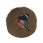 HOOPOE ΔΙΑΚΟΣΜΗΤΙΚΟ ΜΑΞΙΛΑΡΙ 45x45 ΒΕΛΟΥΔΟ ΠΟΛΥΧΡΩΜΟ ΚΑΦΕ